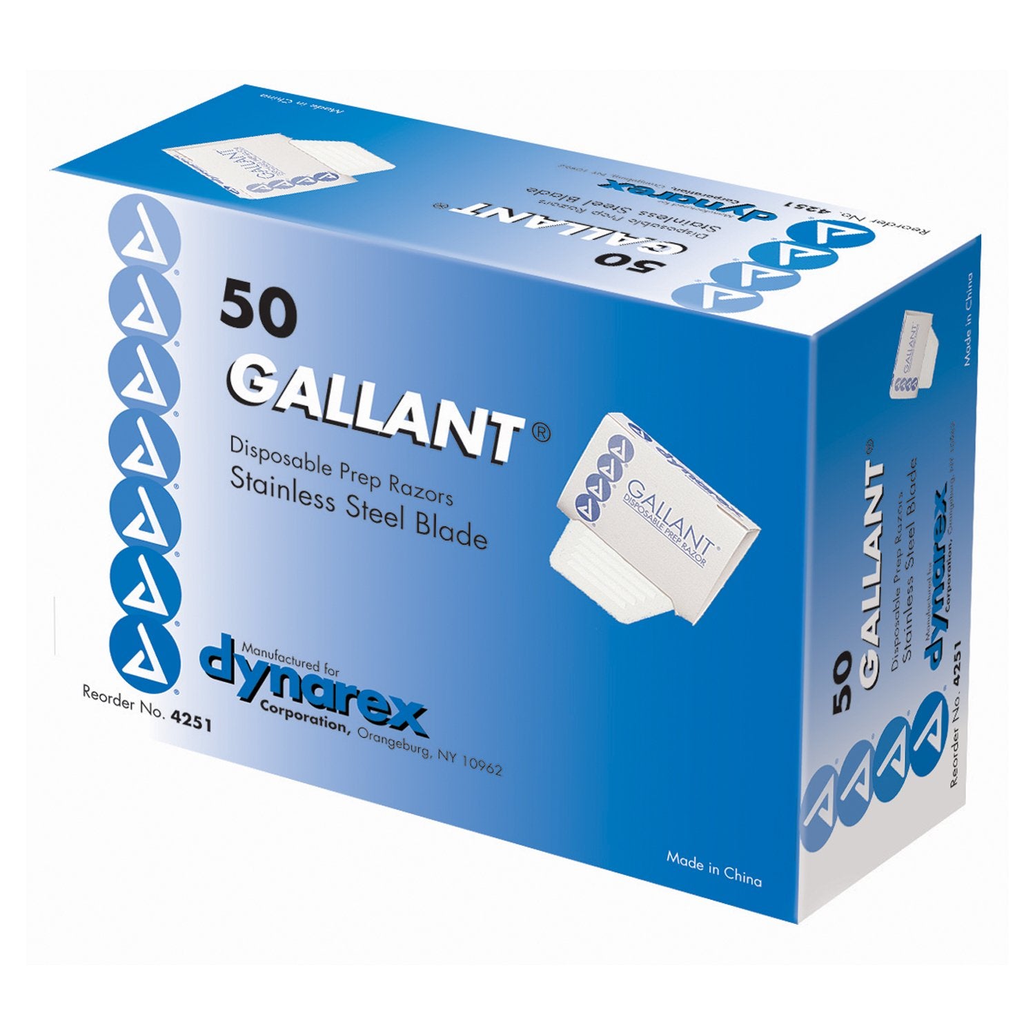Gallant� Surgical Prep Razor-Surgical Prep Razor Gallant� Single Edge Single Blade NonSterile Disposable