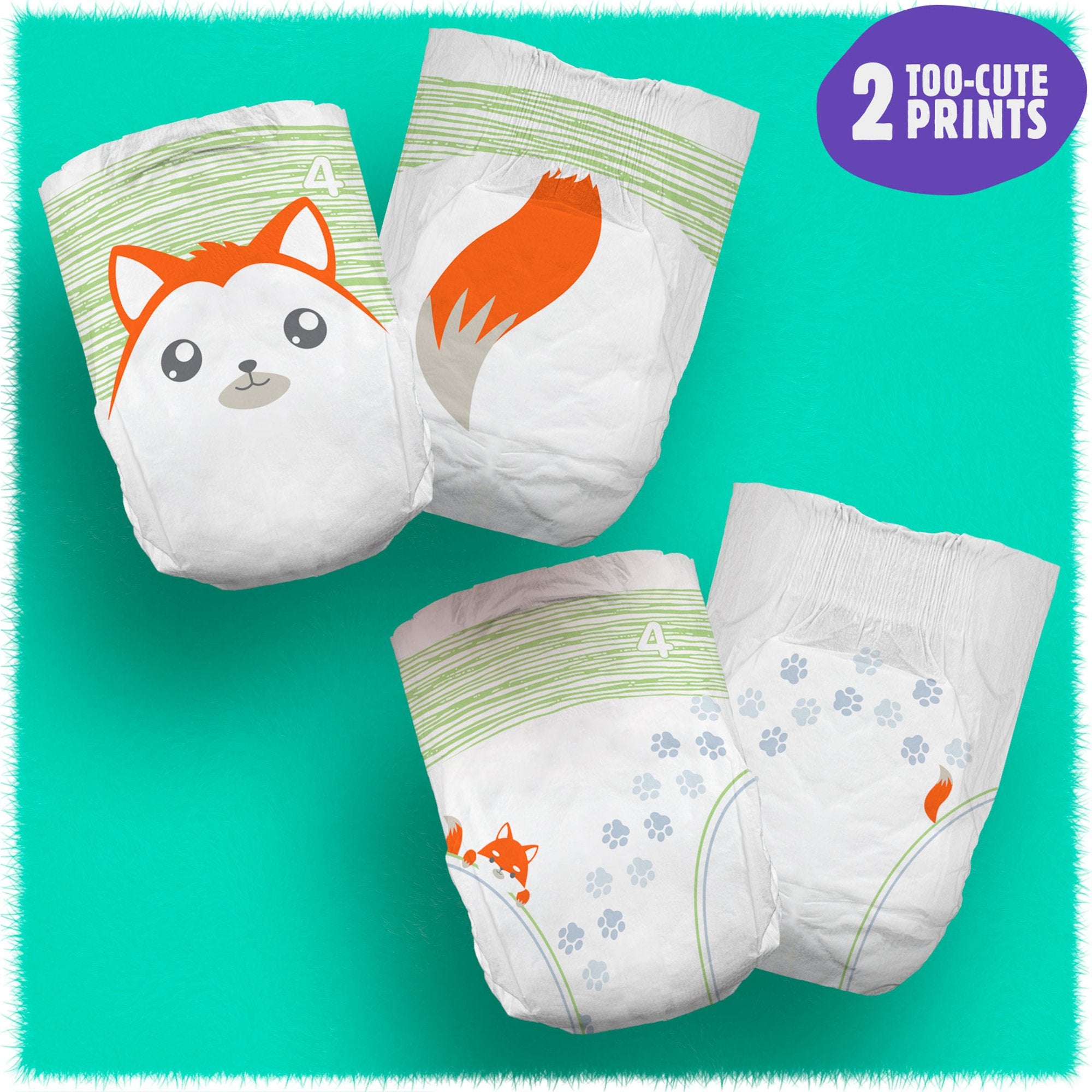 Cuties Complete Care Diaper, Size 4-Unisex Baby Diaper Cuties Complete Care Size 4 Disposable Heavy Absorbency
