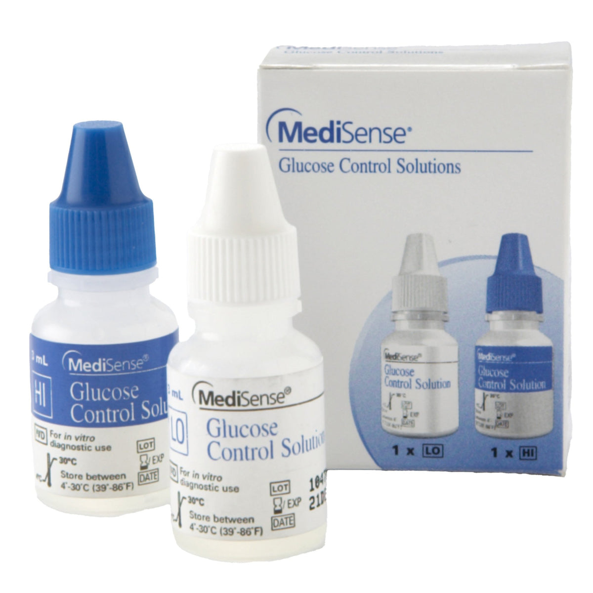 Precision MediSense Glucose Control Solution-Blood Glucose Control Solution Precision 2 X 0.5 oz. Level 1 & 2