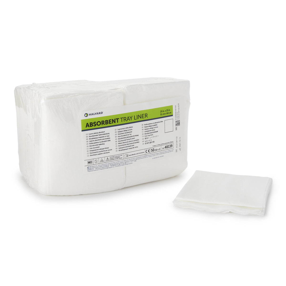 Sterilization Tray Liner Towel, 20 X 25 Inch-Halyard Sterilization Tray Liner 20 X 25 Inch