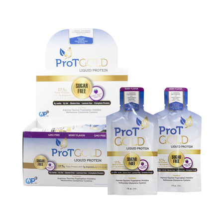 ProT Gold Berry Liquid Protein-Oral Supplement ProT Gold Berry Flavor Liquid 1 oz. Individual Packet