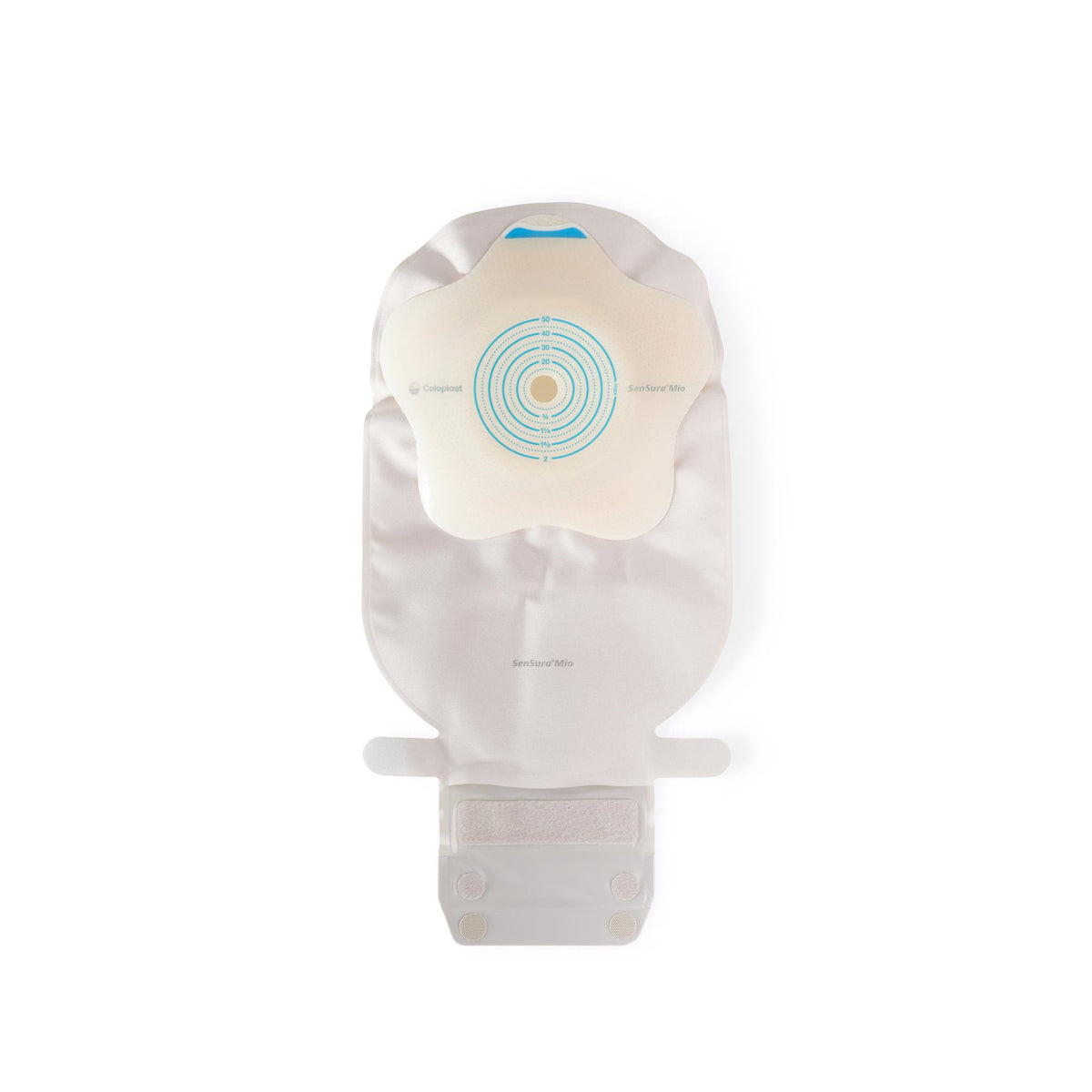 Ostomy Pouch SenSura® Mio Concave One-Piece System 11 Inch Length, Maxi Concave, Trim to Fit 3/8 to 2-3/8 Inch Stoma Drainable