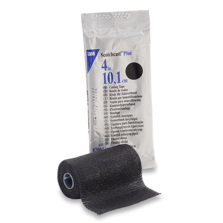 3M™ Scotchcast™ Plus Black Cast Tape, 4 Inch x 4 Yard - Orthopedic>Casting>Cast and Splint Materials - Solventum Corporation