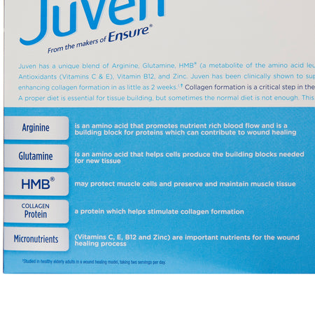 Juven Arginine/Glutamine Therapeutic Nutrition Powder-Oral Supplement Juven Unflavored Powder 0.81 oz. Individual Packet