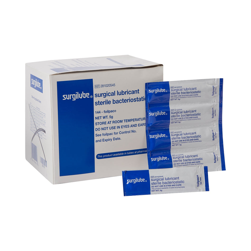 Surgilube Lubricating Jelly - Carbomer free-Lubricating Jelly - Carbomer free Surgilube 5 Gram Individual Packet Sterile