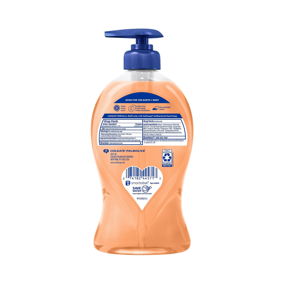 Softsoap® Antibacterial Soap, 11.25-ounce pump bottle - Personal Hygiene>Skin Care>Soaps - RJ Schinner Co