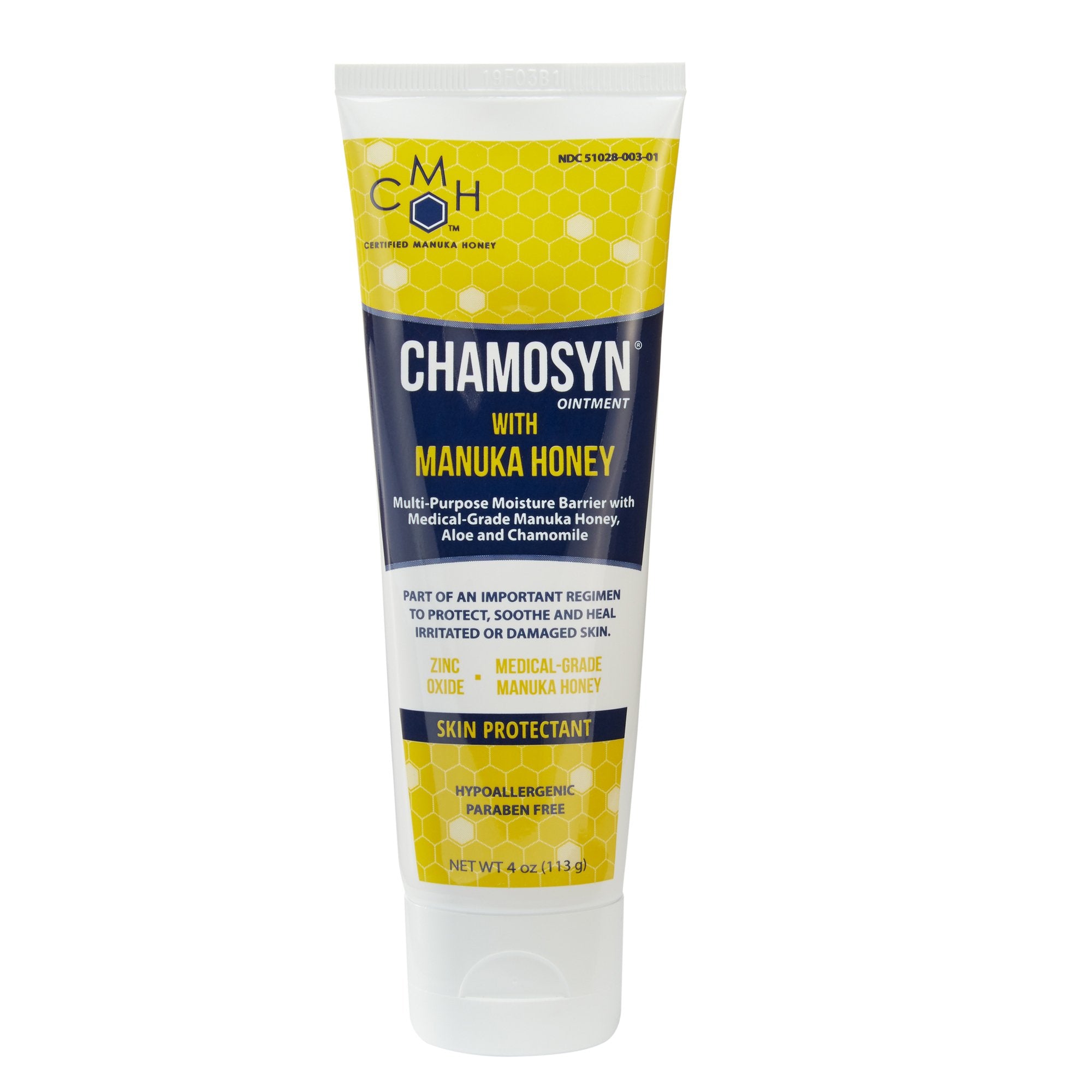 Camosyn Skin Protectant-Skin Protectant Chamosyn 4 oz. Tube Scented Ointment
