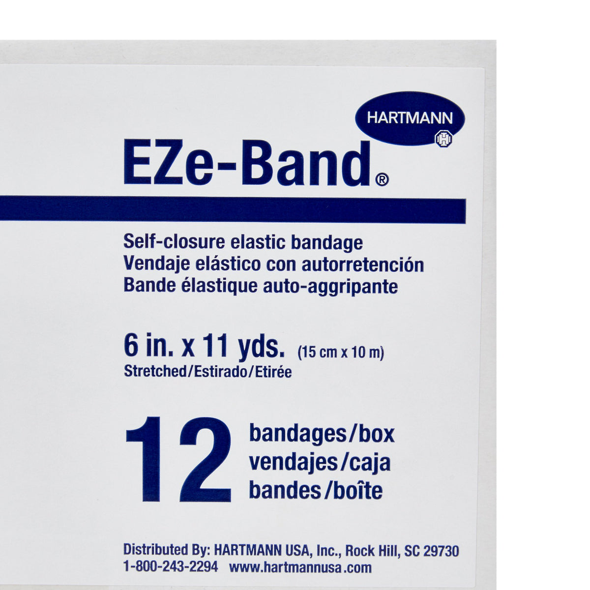 EZe-Band® LF Double hook-and-loop closure Elastic Bandage, 6 Inch x 11 Yard - Wound Care>General Wound Care>Compression Ba...