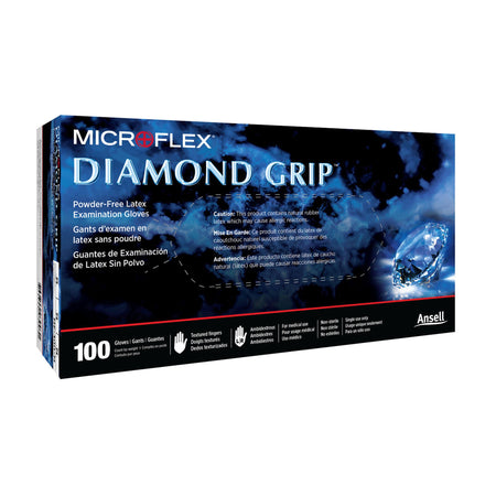 Diamond Grip™ Latex Exam Glove, Extra Large, White - Gloves>Exam Gloves - Microflex Medical