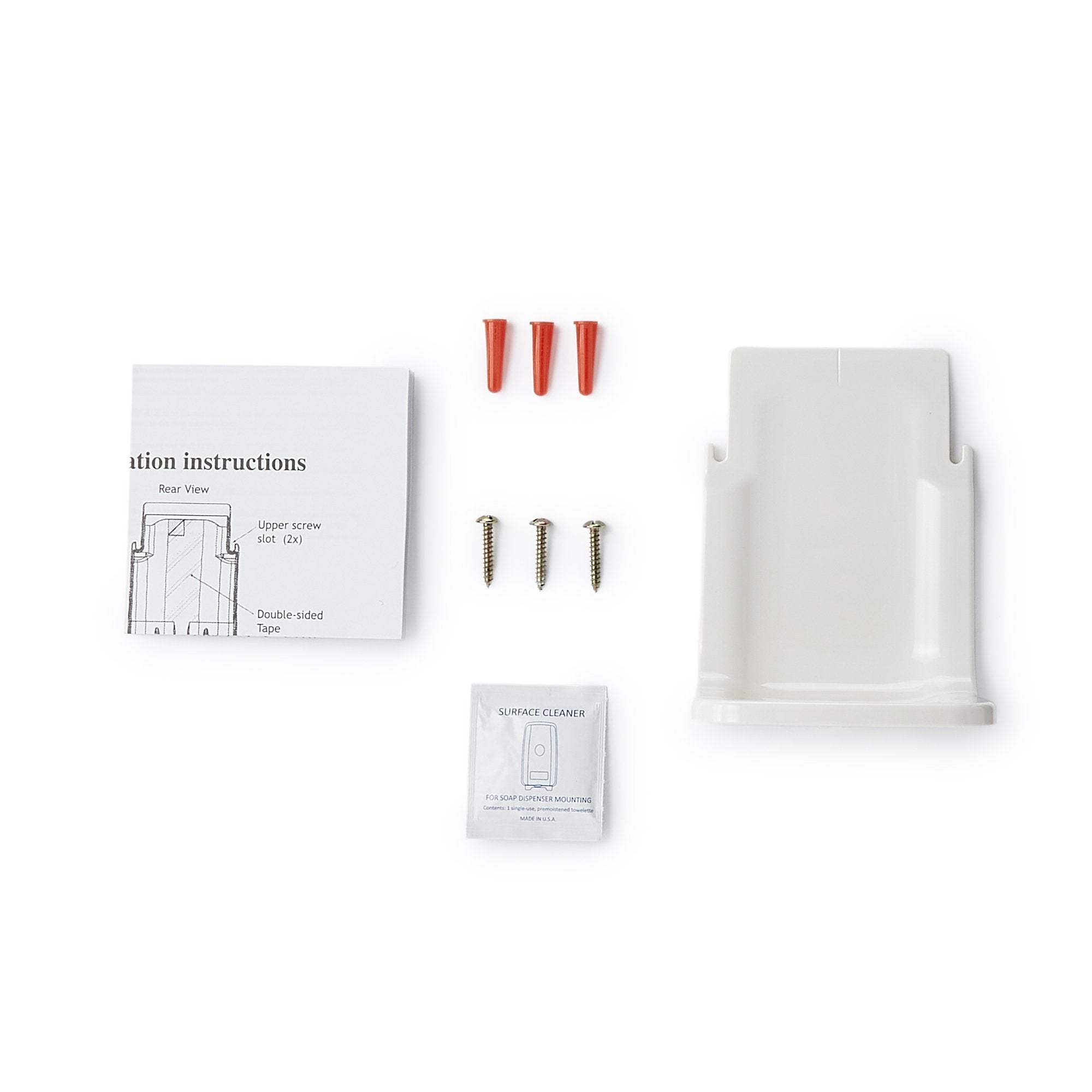 McKesson Dispenser Drip Tray-"Dispenser Drip Tray McKesson Brand White, ABS Plastic, 4W X 3-3/4D X 5-1/2H Inch"