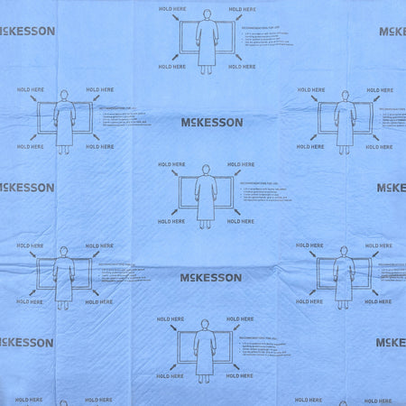 McKesson Heavy-Duty Repositioning Underpads, 30 x 42 in.-Disposable Underpad McKesson 30 X 42 Inch Super Absorbent Polymer Heavy Absorbency