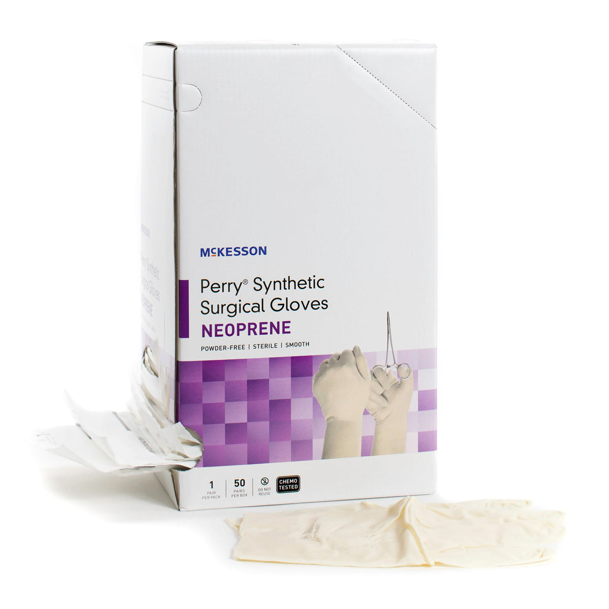 McKesson Perry® Polychloroprene Surgical Glove, Size 5.5, Cream - Gloves>Surgical Gloves - McKesson Brand