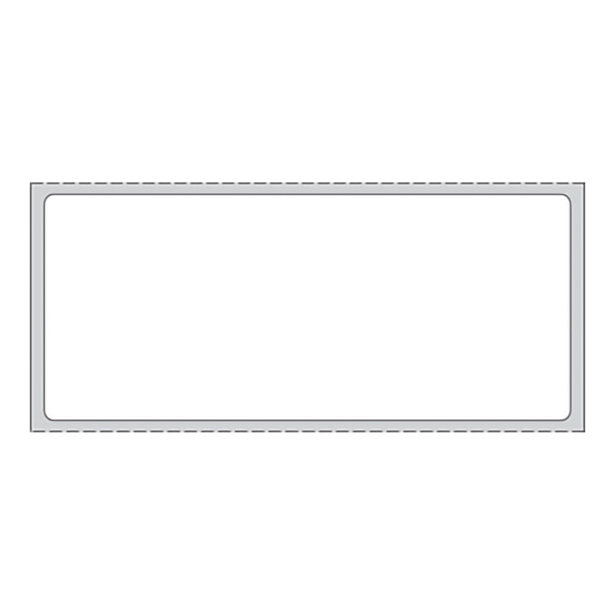 PDC White Blank Thermal Label, 1-1/2 x 3-1/2 Inch-Blank Label pdc Thermal Label White Paper 1-1/2 X 3-1/2 Inch