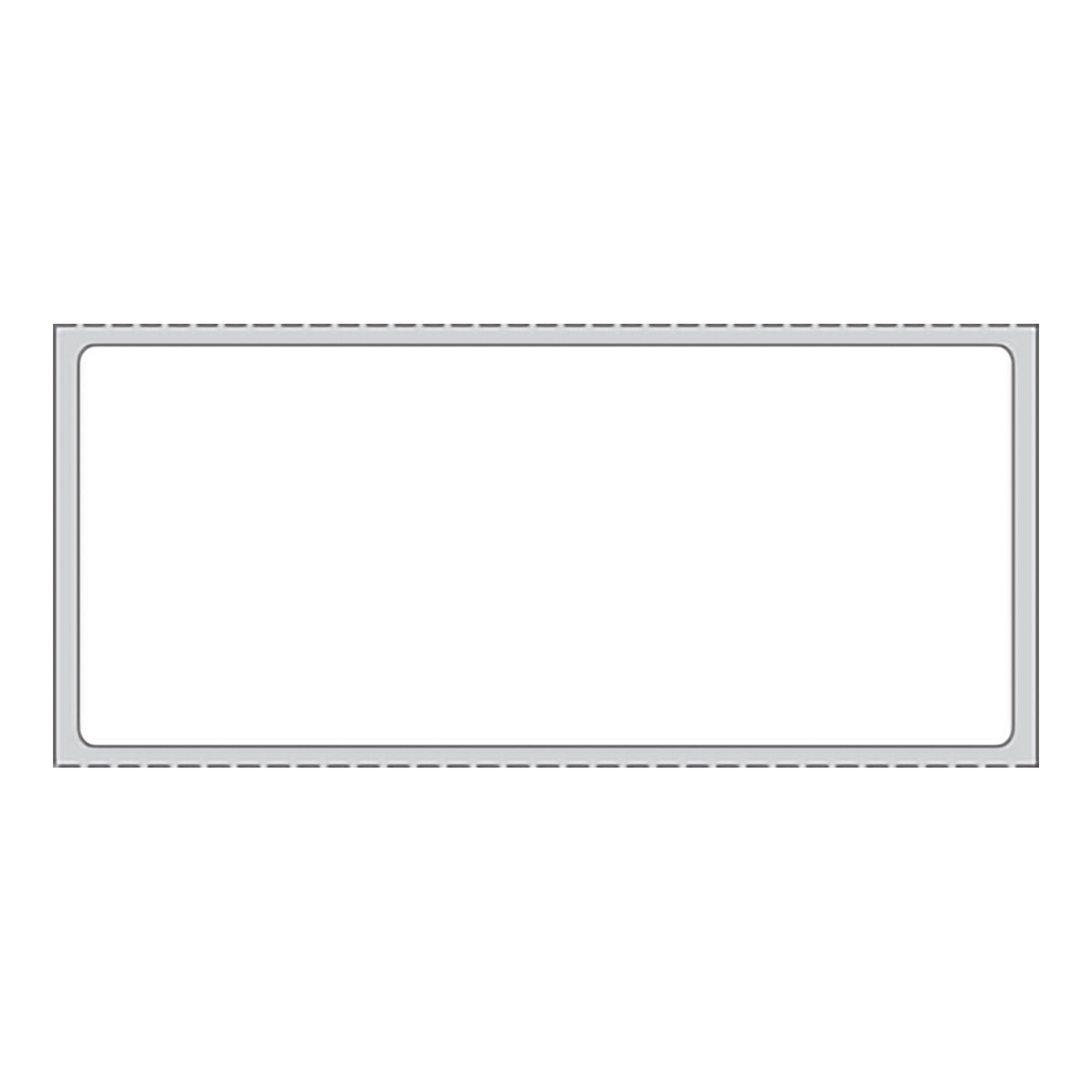 PDC White Blank Thermal Label, 1-1/2 x 3-1/2 Inch-Blank Label pdc Thermal Label White Paper 1-1/2 X 3-1/2 Inch