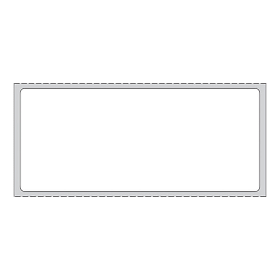 PDC White Blank Thermal Label, 1-1/2 x 3-1/2 Inch-Blank Label pdc Thermal Label White Paper 1-1/2 X 3-1/2 Inch