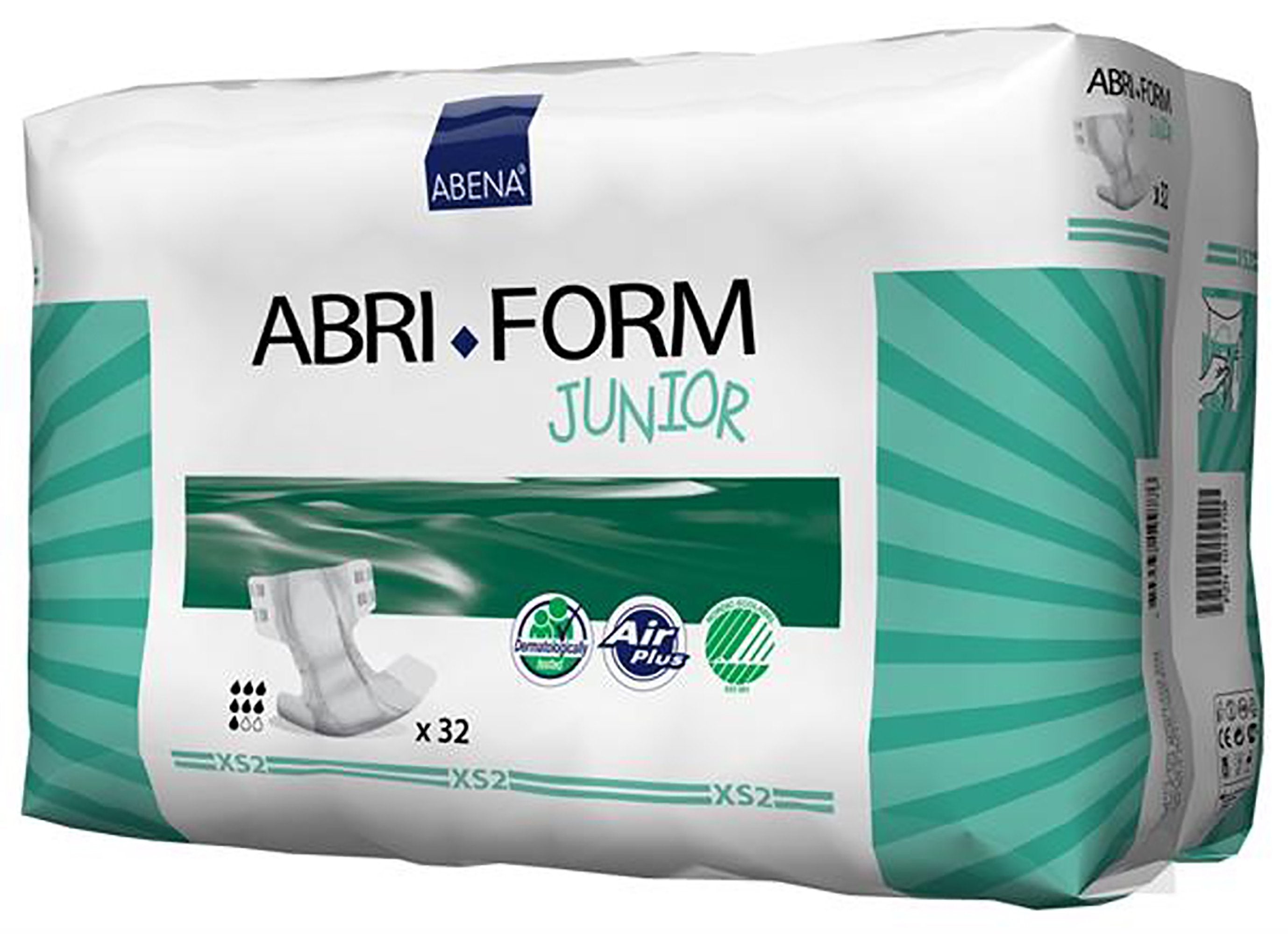 Abri-Form Junior XS2 Incontinence Brief, Extra Small-Unisex Youth Incontinence Brief Abri-Form Junior XS2 X-Small Disposable Heavy Absorbency