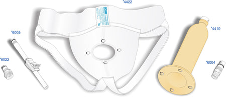 Urocare Products-Male External Catheter Kit Urocare Urinal 20 - 40mm Diameter Universal Suspensory Garment 26- 46 Inch Waist Latex
