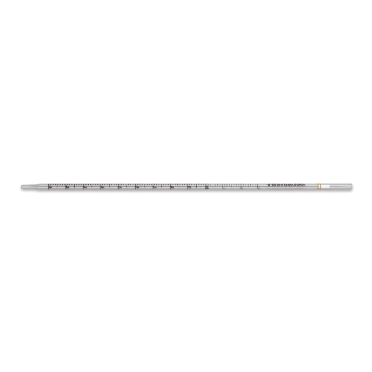 McKesson Serological Pipette, 1 mL-McKesson Serological Pipette 1 mL 0.01 mL Graduation Increments / 0.03 mL Negative Graduations Sterile