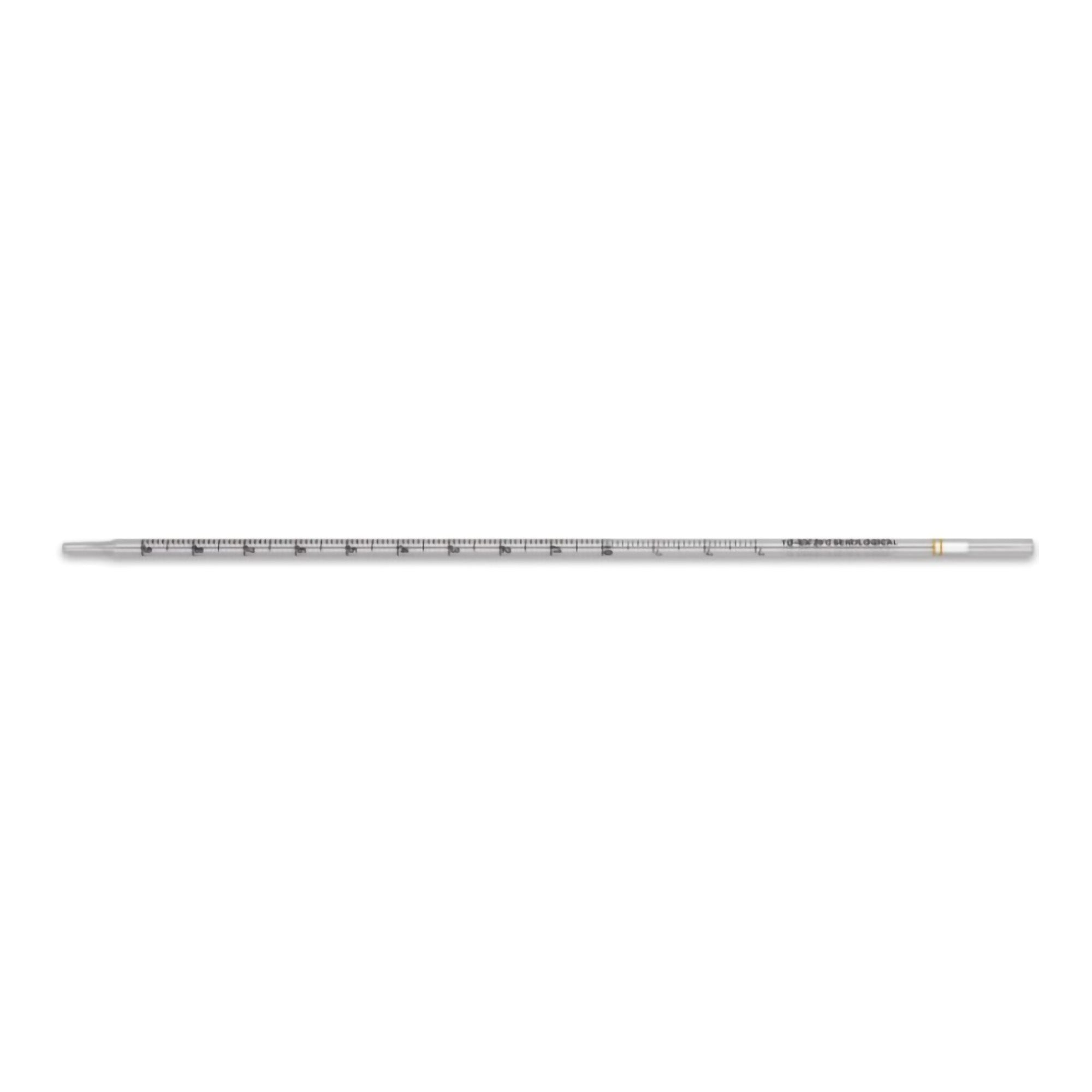 McKesson Serological Pipette, 1 mL-McKesson Serological Pipette 1 mL 0.01 mL Graduation Increments / 0.03 mL Negative Graduations Sterile