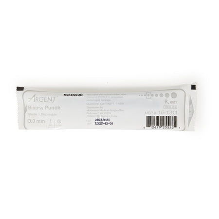 McKesson Argent Disposable Biopsy Punches, 3.0 mm-Biopsy Punch McKesson Argent Dermal 3 mm