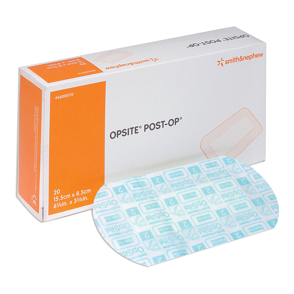 OpSite Post Op Transparent Film Dressing with Pad, 3-3/8 x 6-1/8 Inch - Wound Care>Advanced Wound Care>Transparent Dressin...