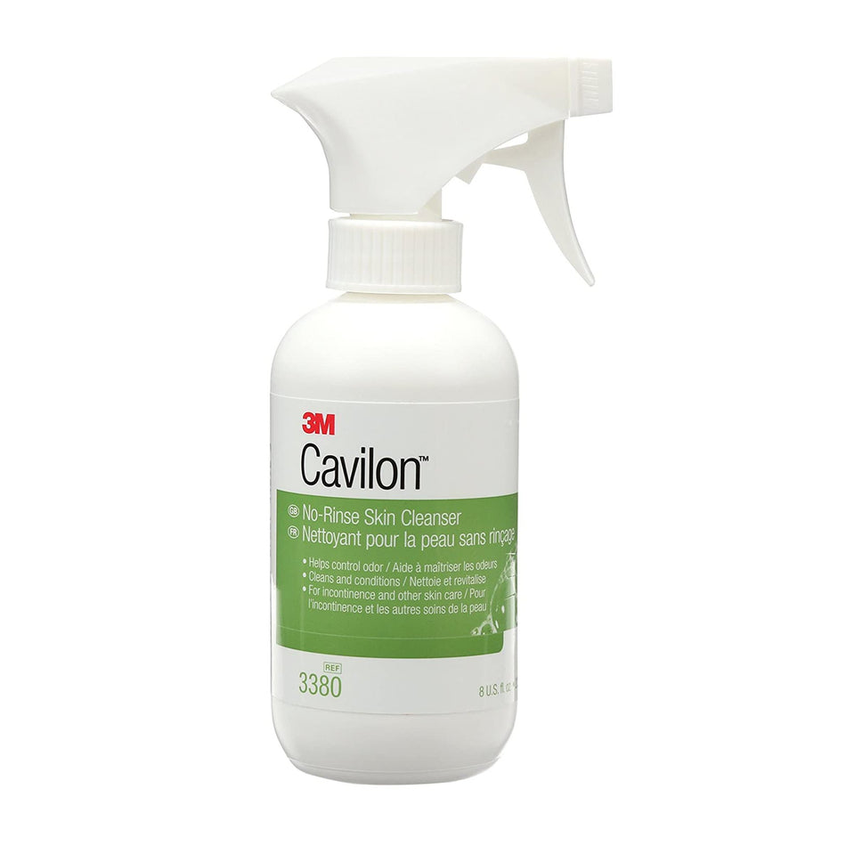 3M Cavilon Rinse-Free Body Wash, 8 Oz Pump Bottle, Floral Scent-Rinse-Free Cleanser 3M Cavilon Liquid 8 oz. Pump Bottle Floral Scent