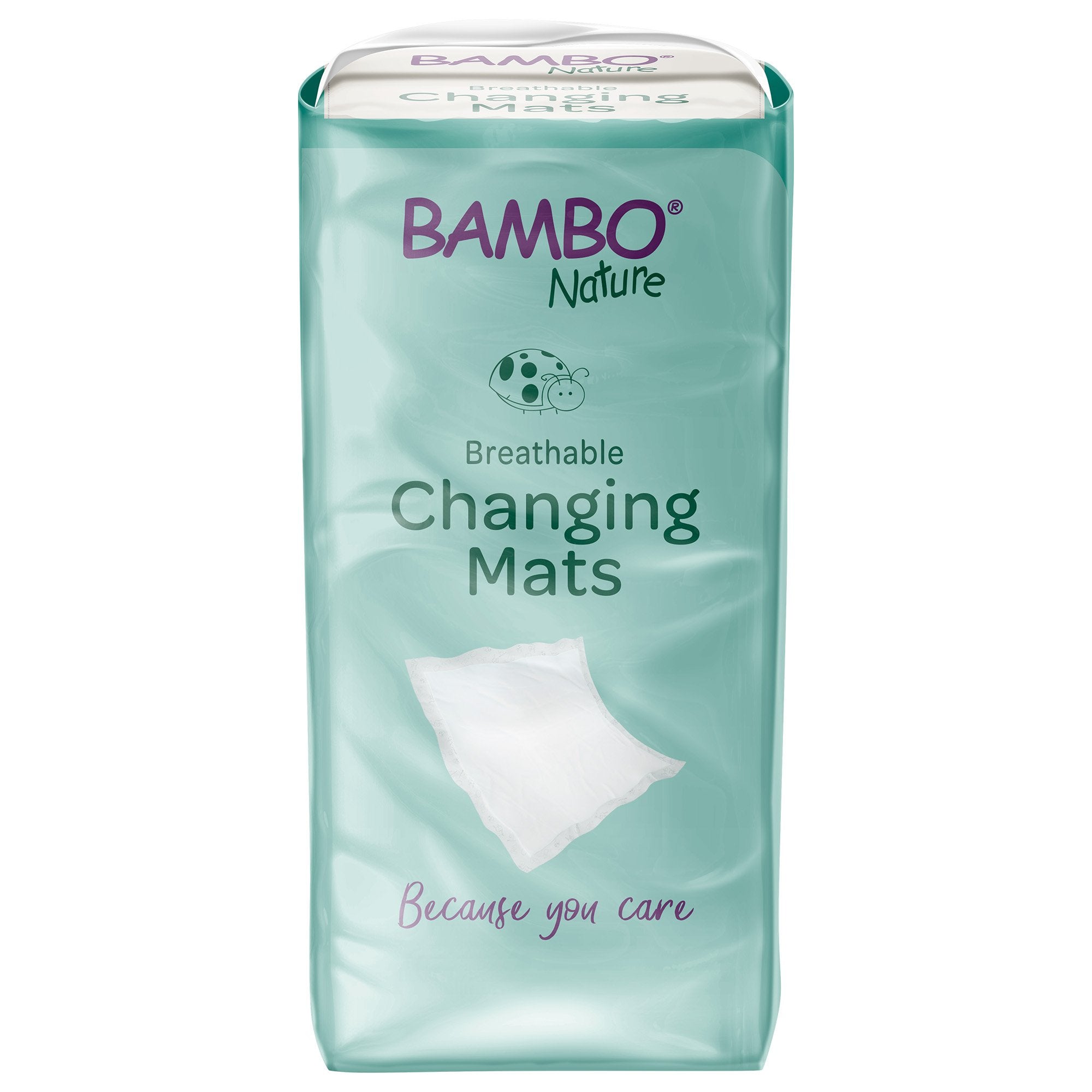 Bambo Nature Changing Pad, 23-2/3 x 23-2/3 Inch-Disposable Changing Table Pad Bambo Nature 23-3/5 X 23-3/5 Inch Fluff Light Absorbency