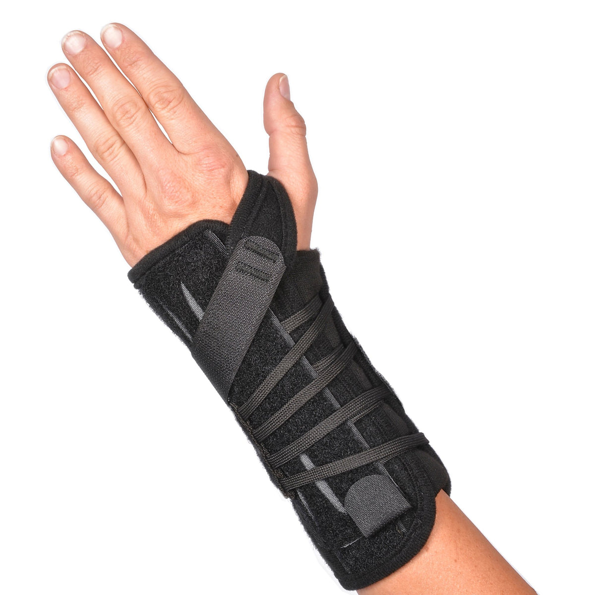 Titan Wrist Left Wrist Splint, One Size Fits Most-Wrist Brace Titan Wrist Aluminum / Nylon Left Hand Black Regular