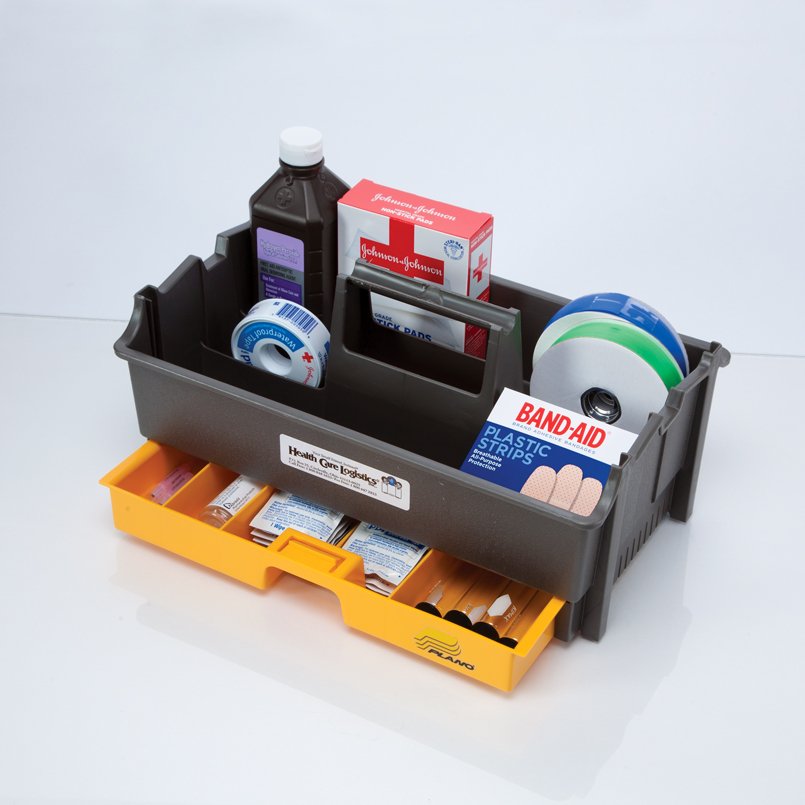 Carry Caddy with Drawer-Carry Caddy with Drawer 6.81 X 9.19 X 14.75 Inch HDPE
