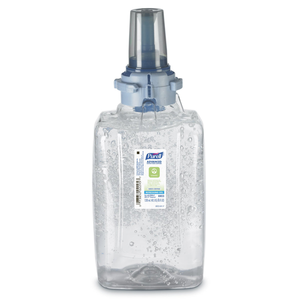 GOJO Purell Advanced Hand Sanitizer Gel, 70% Ethyl Alcohol, 1,200 ml-"Hand Sanitizer Purell Advanced 1,200 mL Ethyl Alcohol Gel Dispenser Refill Bottle"