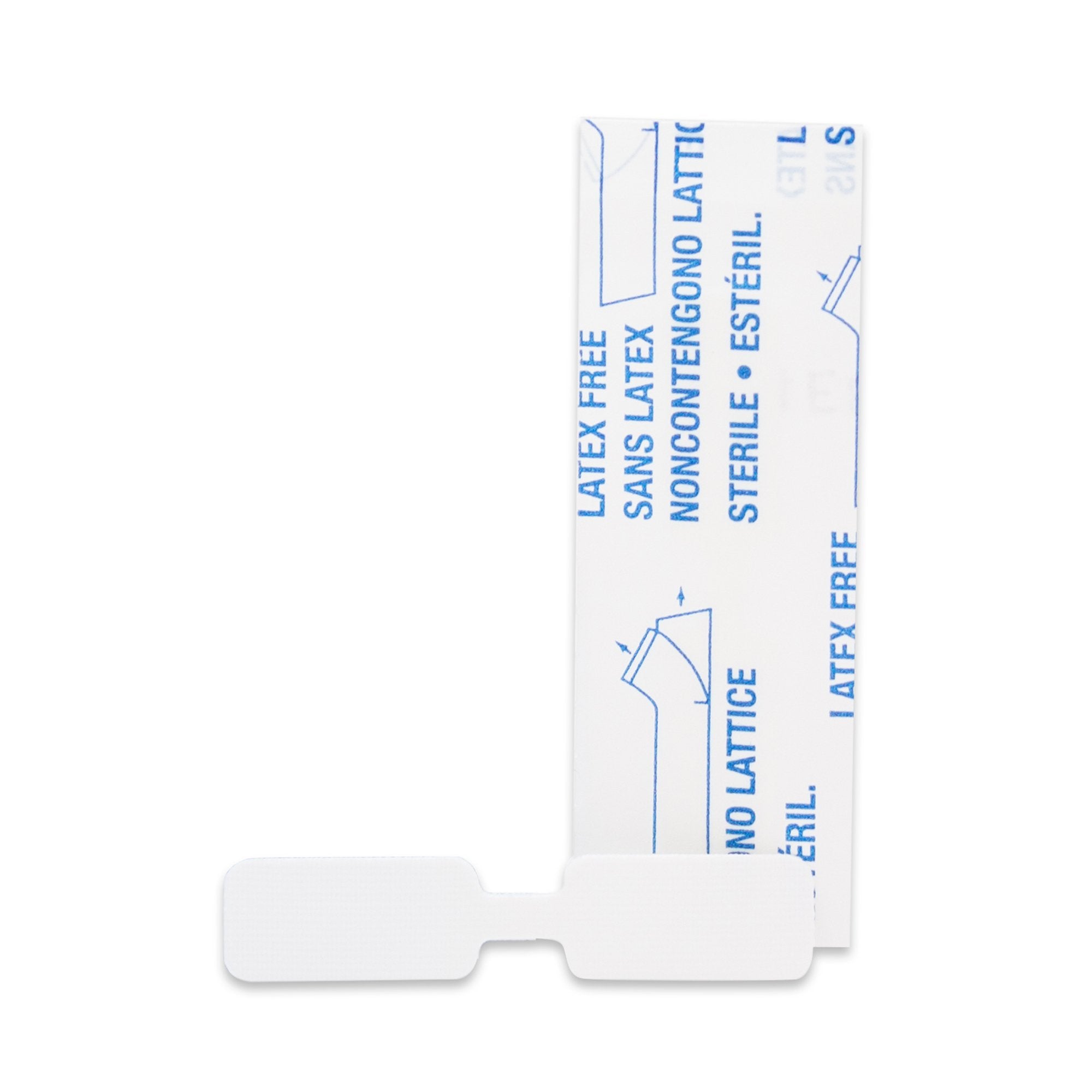 First Aid Brand Skin Closure Strip-Skin Closure Strip First Aid Brand 3/8 X 1-13/16 Inch Nonwoven Material Butterfly Closure White
