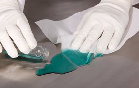 SterileSorb Cleanroom Wipe-Cleanroom Wipe SterileSorb ISO Class 5 White Sterile Cellulose / Polyester 9 X 9 Inch Disposable