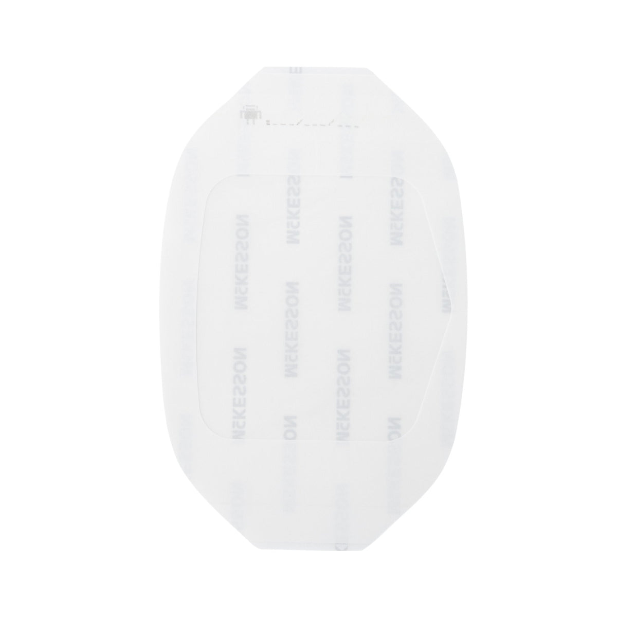 McKesson Octagonal Sterile Dressing with Frame-Style Delivery, 4 x 4-3/4 Inch, Transparent-Transparent Film Dressing McKesson 4 X 4-3/4 Inch Frame Style Delivery Octagon Sterile