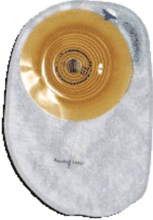 Assura One-Piece Closed End Transparent Colostomy Pouch, 8 Inch Length, 3/4 to 1 Inch Stoma-"Colostomy Pouch Assura One-Piece System 8-1/2 Inch Length, Maxi Convex Light, Trim to Fit 3/4 to 1-1/4 Inch Stoma Closed End"