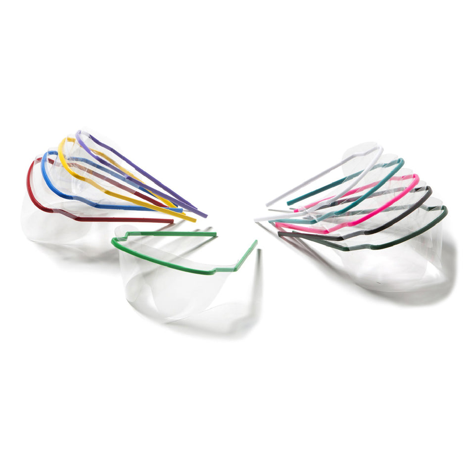 Safeview Safety Glasses-Safety Glasses SafeView Fit Over Clear Tint Assorted Color Frames Over Ear One Size Fits Most