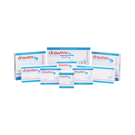 Drawtex Nonadherent Dressing, 4 x 39 Inch-Hydroconductive Wound Dressing Drawtex 4 X 39 Inch Roll