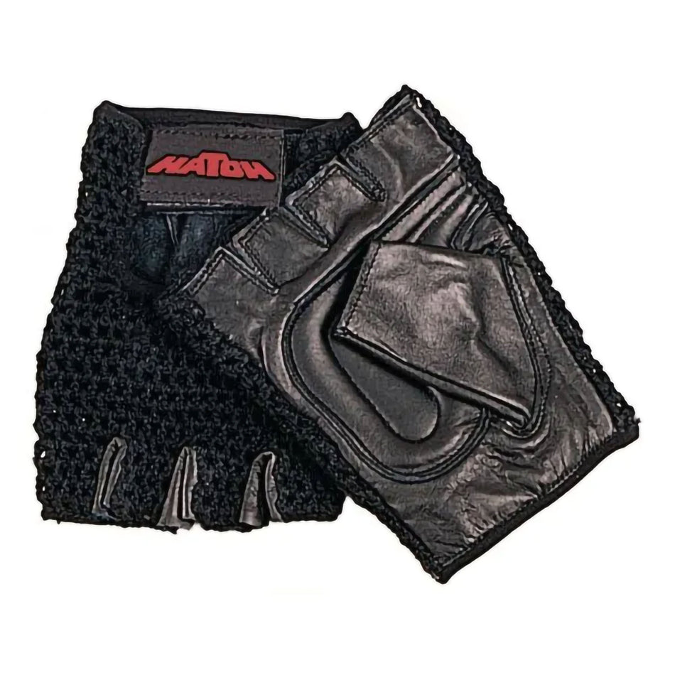 Push Glove Hatch Half Finger Large Black Hand Specific Pair - Gloves>Impact Gloves - Performance Health