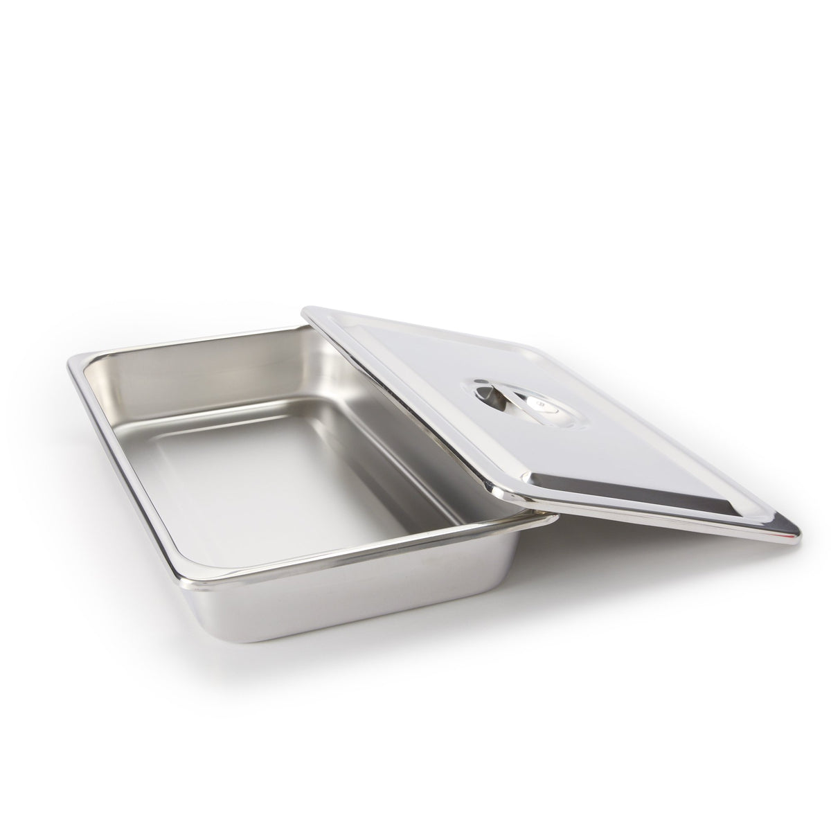 McKesson Instrument Tray, Recessed Grip-Instrument Tray McKesson Recessed Grip Stainless Steel 12-1/8 X 7-5/8 X 2-1/8 Inch