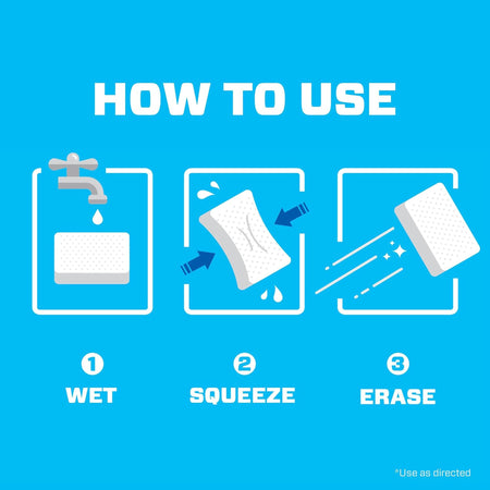 Mr. Clean Multi-Surface Magic Eraser-Cleaning Pad Mr. Clean Magic Eraser Original White NonSterile Melamine Foam 1 X 2-3/10 X 4-3/5 Inch Reusable