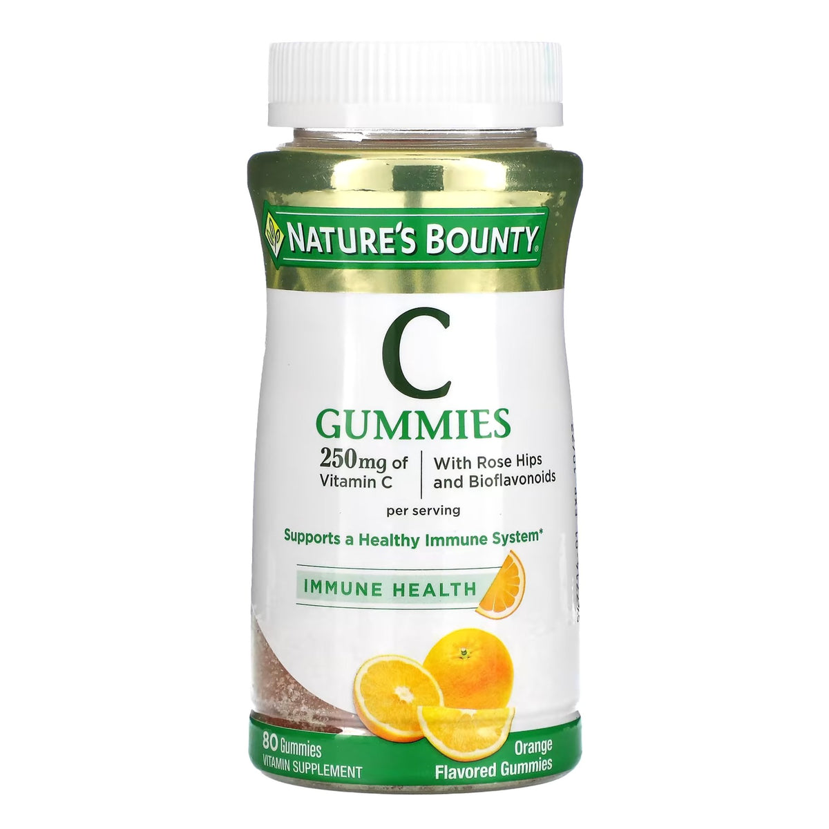 Nature's Bounty Vitamin C Gummies-Vitamin C Supplement Nature's Bounty 250 mg Strength Gummy 80 per Bottle