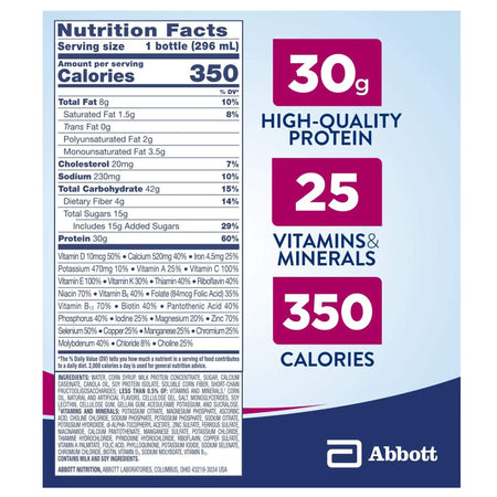 Ensure Complete® Nutrition Shake, Vanilla, 10-ounce Bottle - Nutritionals and Feeding Supplies>Nutritionals>Oral Supplemen...
