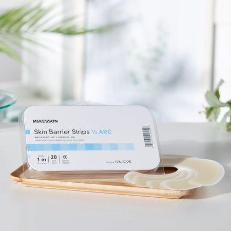 McKesson Skin Barrier Arc Strip-Skin Barrier Strip McKesson