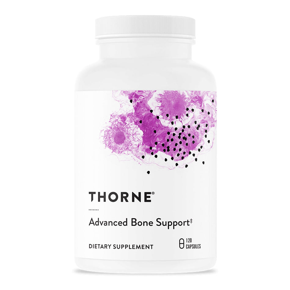 Thorne Advanced Bone Support Dietary Supplement-Dietary Supplement THORNE Advanced Bone Support Vitamin D (as Vitamin D3) 25 mcg Strength Capsule 120 per Bottle