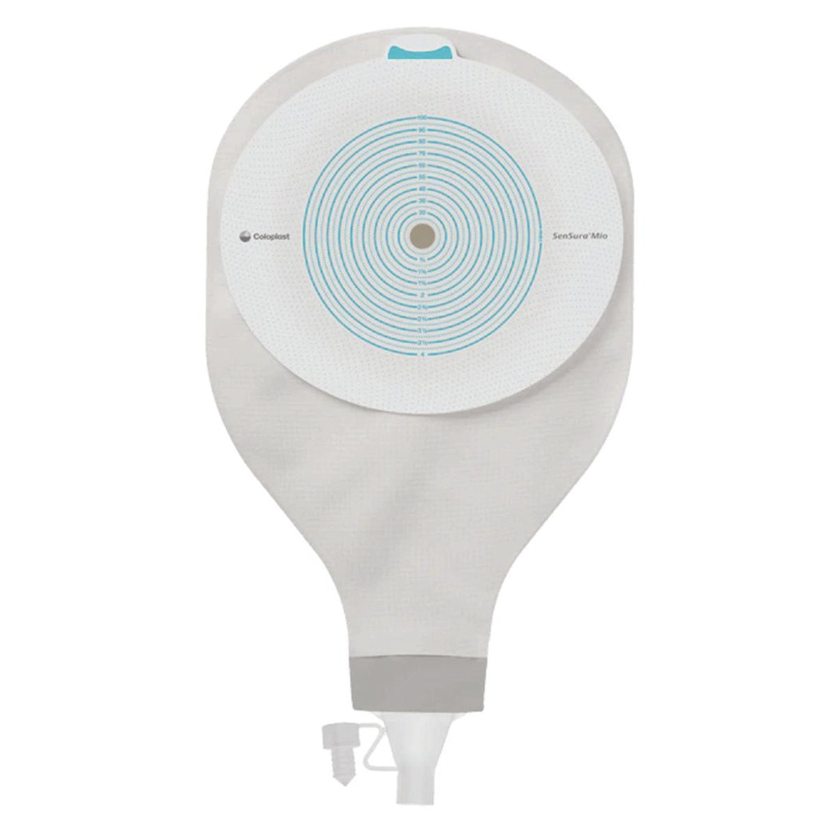 SenSura Mio High Output One-Piece Drainable Transparent Ostomy Pouch, 3/8 to 4 Inch Stoma-"Ostomy Pouch SenSura Mio High Output One-Piece System Flat, Trim to Fit 3/8 to 4 Inch Stoma Drainable"