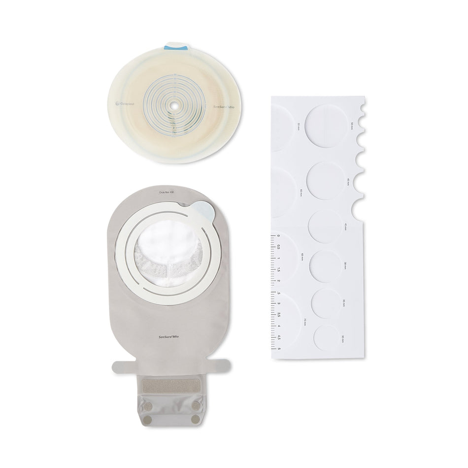 Ostomy Pouch SenSura® Mio Two-Piece System Maxi Length Flat, Trim to Fit 3/8 to 2-3/4 Inch Stoma Drainable - Ostomy>Ostomy...