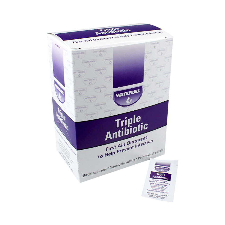 Water Jel Bacitracin / Neomycin / Polymyxin B First Aid Antibiotic-First Aid Antibiotic Water Jel Ointment 0.9 Gram Individual Packet