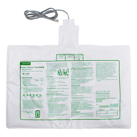 McKesson Chair Alarm Sensor Pad, 10 x 15 Inch - Ambulatory Equipment>Alarms>Alarm Pads and Sensors - McKesson Brand