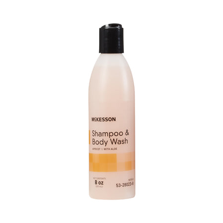 McKesson Shampoo and Body Wash, Apricot Scent, 8 oz. Squeeze Bottle-Shampoo and Body Wash McKesson 8 oz. Flip Top Bottle Apricot Scent
