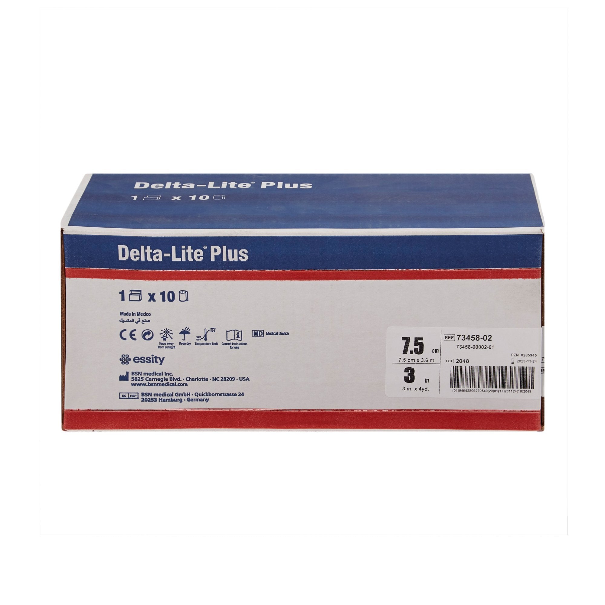 Delta-Lite Plus White Cast Tape, 3 Inch x 4 Yard-Cast Tape Delta-Lite Plus 3 Inch X 12 Foot Fiberglass / Resin White