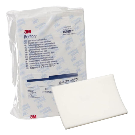 3M Reston Self-Adhering Pad, 7-7/8 x 11 Inch-Orthopedic Padding Adhesive 3M Reston 7.875 X 11.75 Inch Foam NonSterile